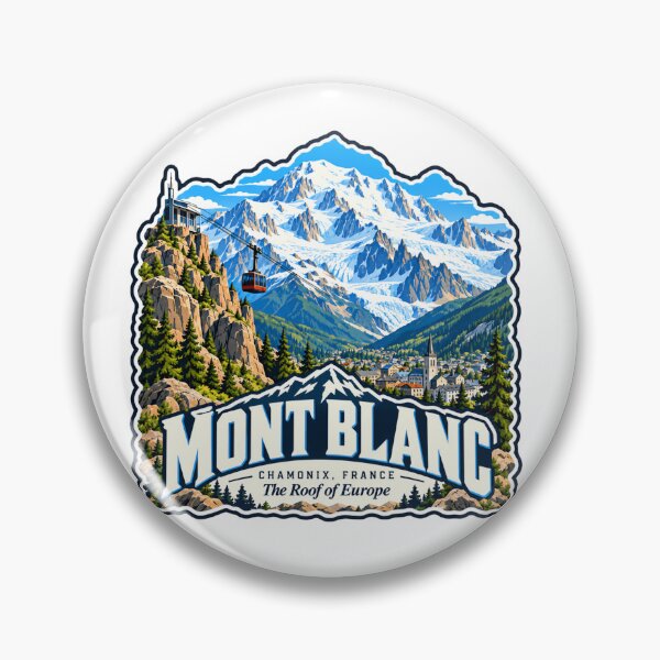 Item preview, Mont Blanc Chamonix France The Roof Of Europe Travel Souvenir Mountain designed and sold by Simsimah26Parks.