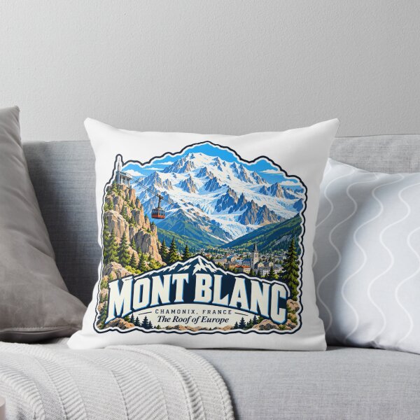 Item preview, Mont Blanc Chamonix France The Roof Of Europe Travel Souvenir Mountain designed and sold by Simsimah26Parks.