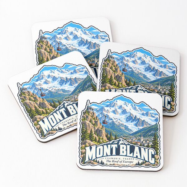 Item preview, Mont Blanc Chamonix France The Roof Of Europe Travel Souvenir Mountain designed and sold by Simsimah26Parks.