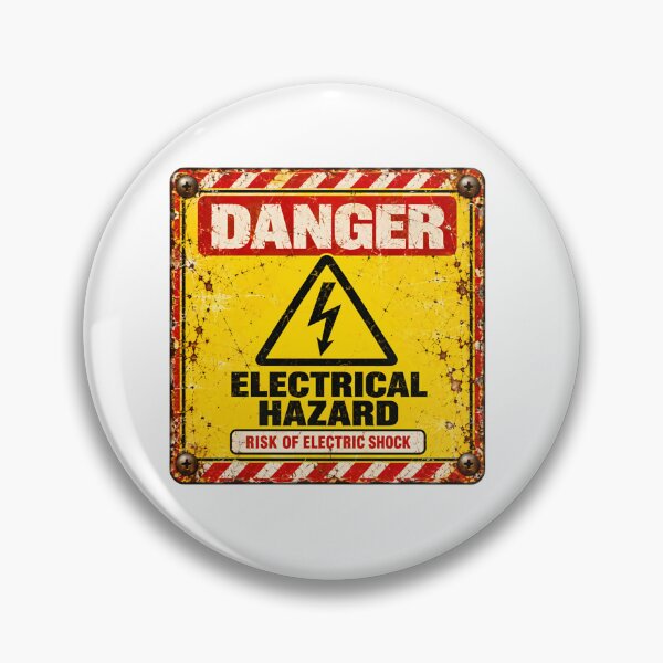 Item preview, Danger Electrical Hazard Risk Of Electric Shock Electrician Safety designed and sold by SkeletonsDanger.