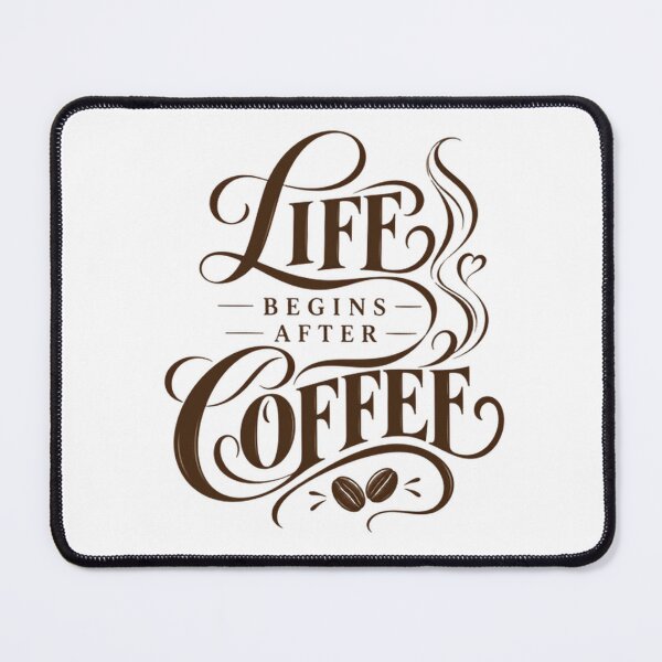 Item preview, Life Begins After Coffee Morning Caffeine Drinker designed and sold by HumansStuck12.