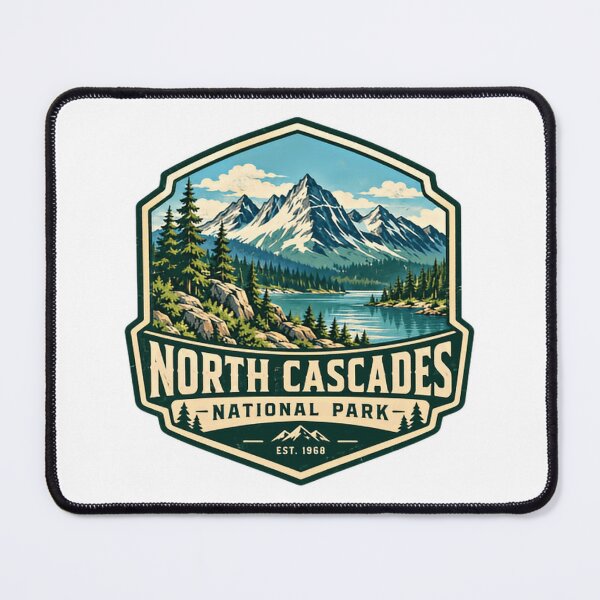 Item preview, North Cascades National Park Est. 1968 Outdoors Hiker Traveler designed and sold by JasonStars123.