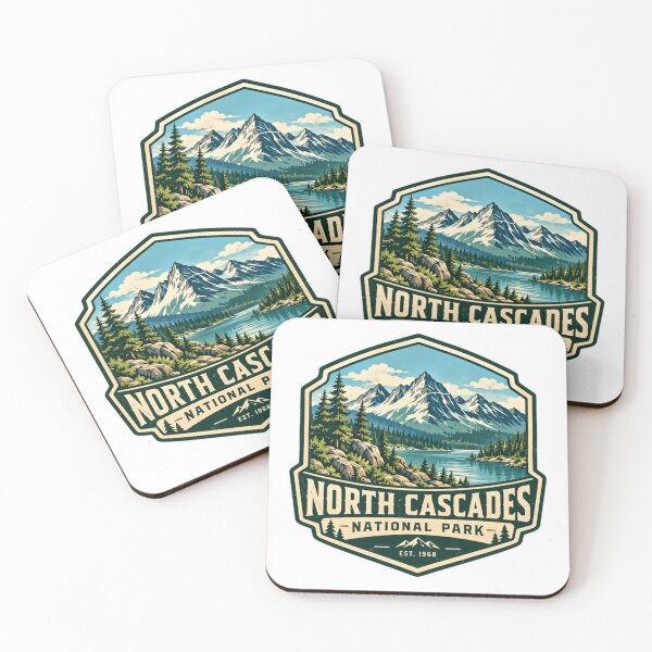 Item preview, North Cascades National Park Est. 1968 Outdoors Hiker Traveler designed and sold by JasonStars123.