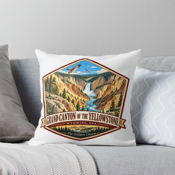 Item preview, Grand Canyon Of The Yellowstone Wyoming USA The Golden Chasm National Park Travel Souvenir designed and sold by JonesFlora2025.