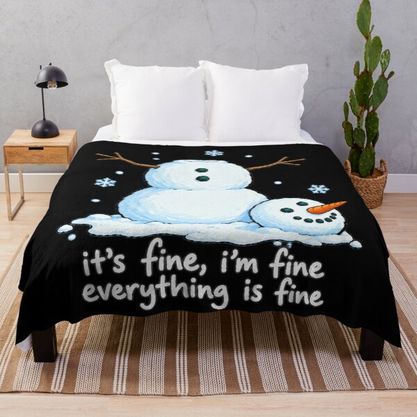 Item preview, Snowman with a Sarcastic Winter Quote designed and sold by GalenoHenley.