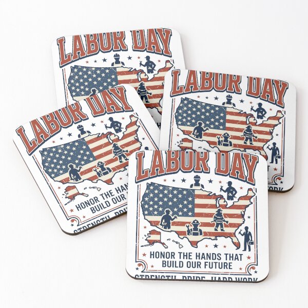 Item preview, Vintage USA Labor Day Patriotic Workers Appreciation designed and sold by TnShirt.