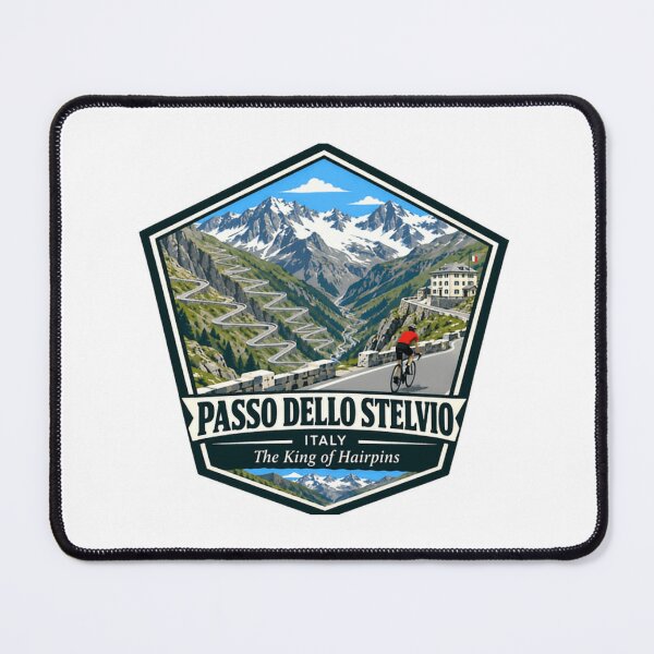 Item preview, Passo Dello Stelvio Italy The King Of Hairpins Road Cycling Mountain Pass designed and sold by JonesFlora2025.
