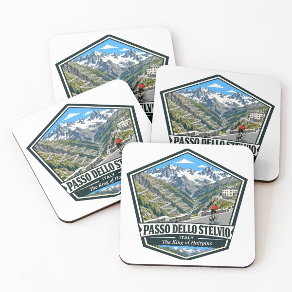 Item preview, Passo dello Stelvio, Italia. El rey de las curvas cerradas. Puerto de montaña para ciclismo de carretera. designed and sold by JonesFlora2025.