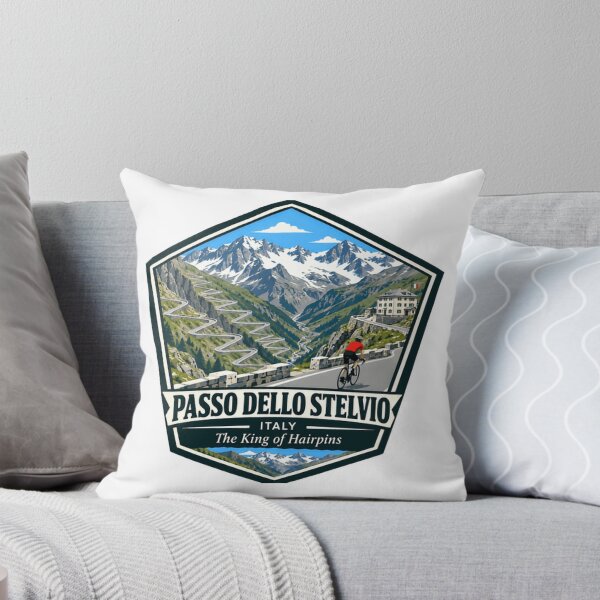 Item preview, Passo Dello Stelvio Italy The King Of Hairpins Road Cycling Mountain Pass designed and sold by JonesFlora2025.