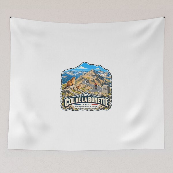 Item preview, Col De La Bonette France The Highest Road In Europe Cyclist Travel Mountain Pass designed and sold by Simsimah26Parks.