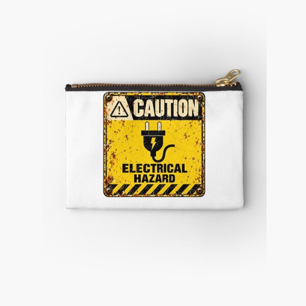 Item preview, Caution Electrical Hazard Electrician Safety Warning Worker designed and sold by SkeletonsDanger.