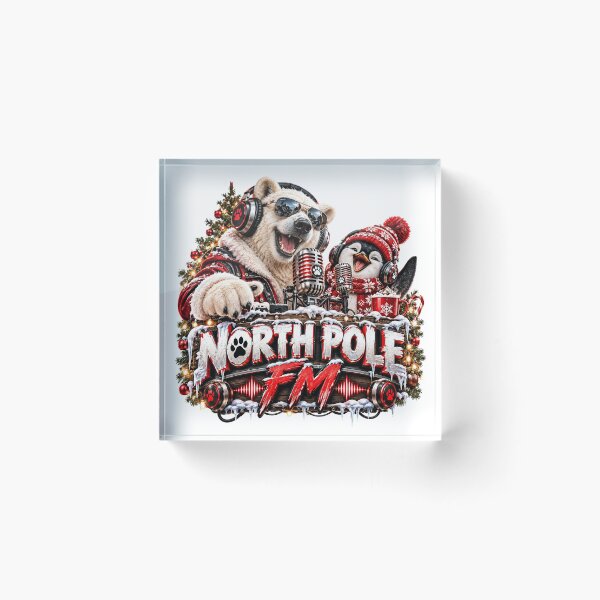Item preview, North Pole FM Holiday Radio designed and sold by DansCreations42.