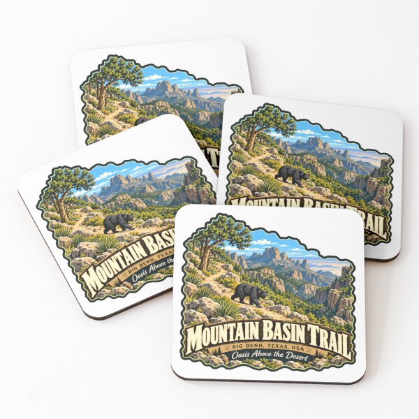 Item preview, Mountain Basin Trail Big Bend Texas National Park Hiking Souvenir designed and sold by NeedForParks.
