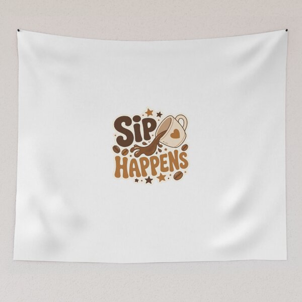 Item preview, Sip Happens Coffee Lover Drinker Barista Humor designed and sold by HumansStuck12.