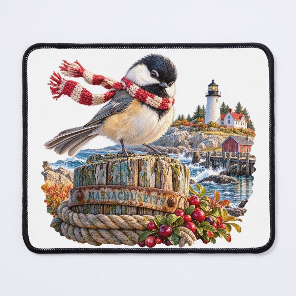Item preview, Massachusetts Chickadee With Sass designed and sold by Whimspired By Paxx.