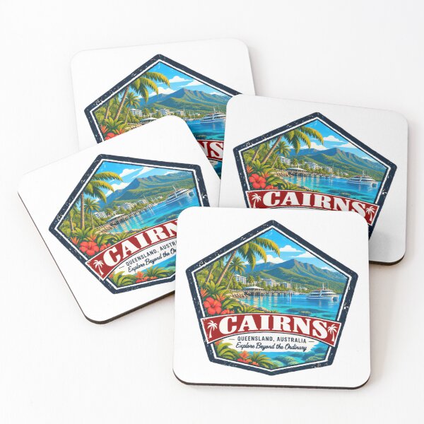 Item preview, Cairns Queensland Australia Explore Beyond The Ordinary Vacation Souvenir Traveler designed and sold by NeedForParks.