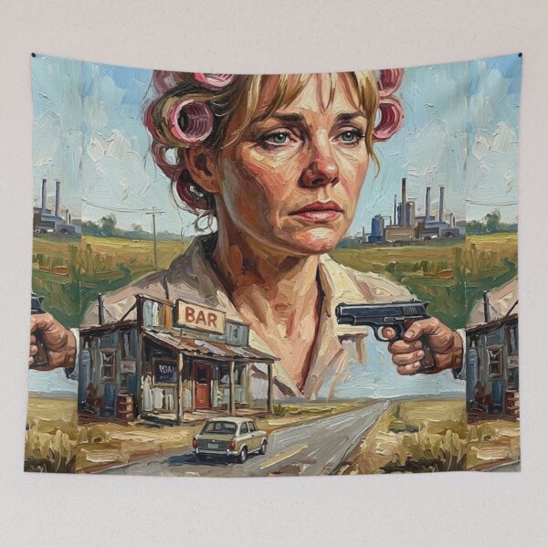 Item preview, Wanda Crime Drama Fine Art Tribute designed and sold by Art's Diner.