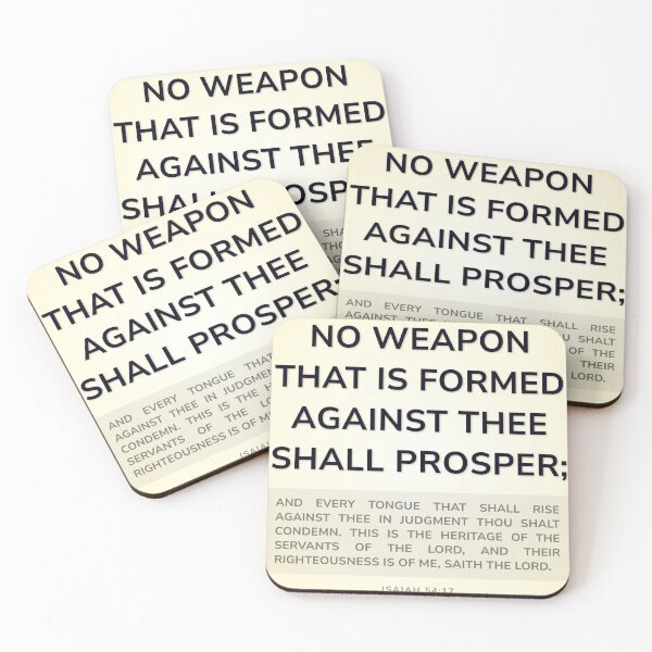 Item preview, Isaiah 54:17 designed and sold by Undonemadenew.