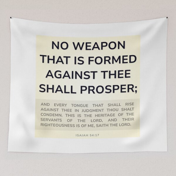 Item preview, Isaiah 54:17 designed and sold by Undonemadenew.