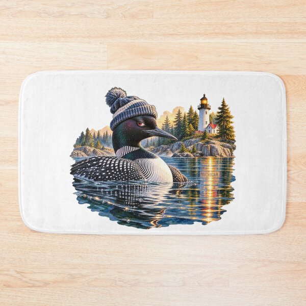 Item preview, Michigan Common Loon With Sass designed and sold by Whimspired By Paxx.