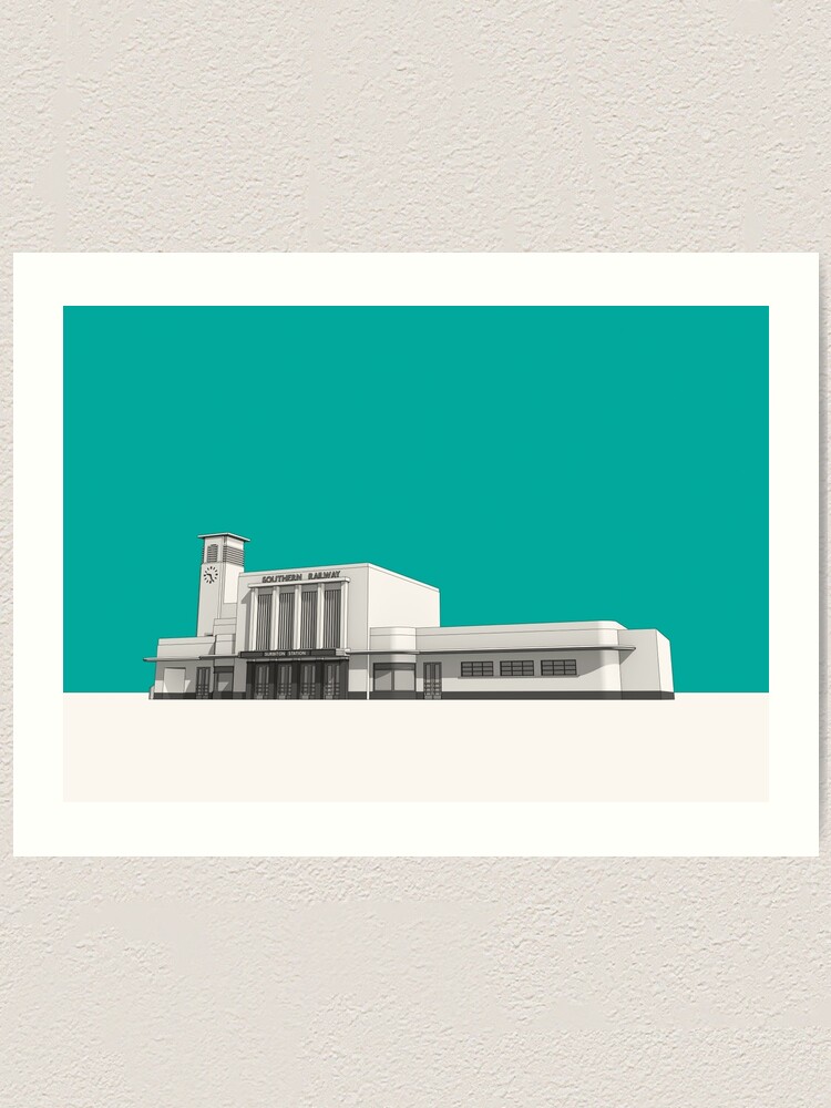 Alternate view of Surbiton Station Art Print