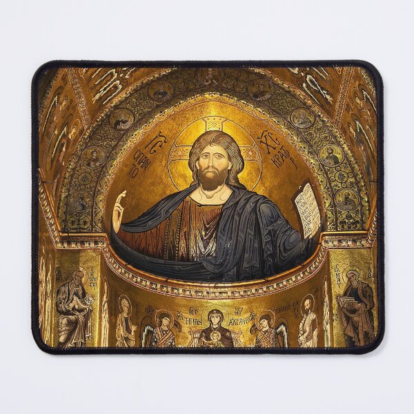 Item preview, Christ Pantocrator Monreale Cathedral Sicily Italy 1185 designed and sold by GuyBlank.