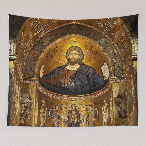 Item preview, Christ Pantocrator Monreale Cathedral Sicily Italy 1185 designed and sold by GuyBlank.