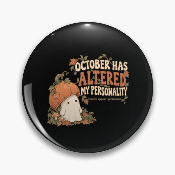 Item preview, October Has Altered My Personality Cute Halloween Shirt designed and sold by PhylonBoxx.