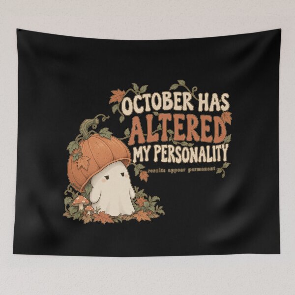 Item preview, October Has Altered My Personality Cute Halloween Shirt designed and sold by PhylonBoxx.
