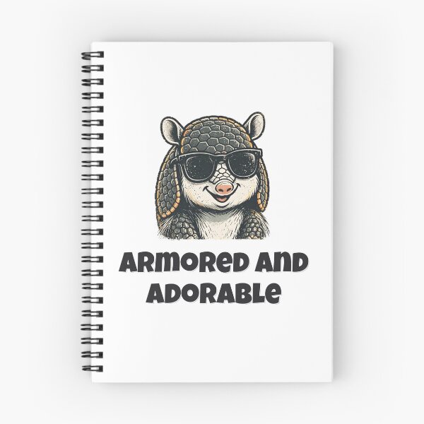 Item preview, Armored And Adorable Funny Armadillo Pun designed and sold by Wild Shades.
