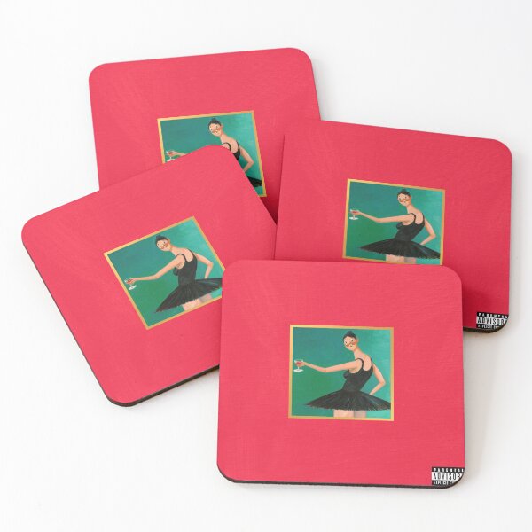 Item preview, Albums My Beautiful Dark Kanyewest Poster designed and sold by arisotaless.