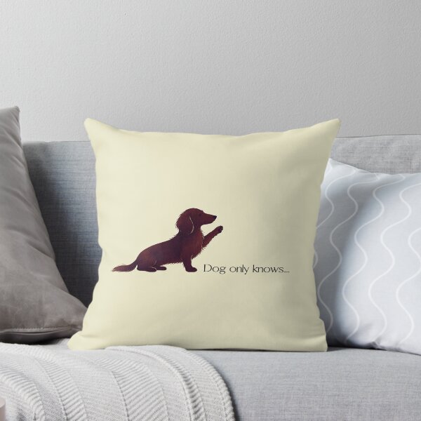 Item preview, Dog only knows... Dachshund designed and sold by ZogDog Pro.