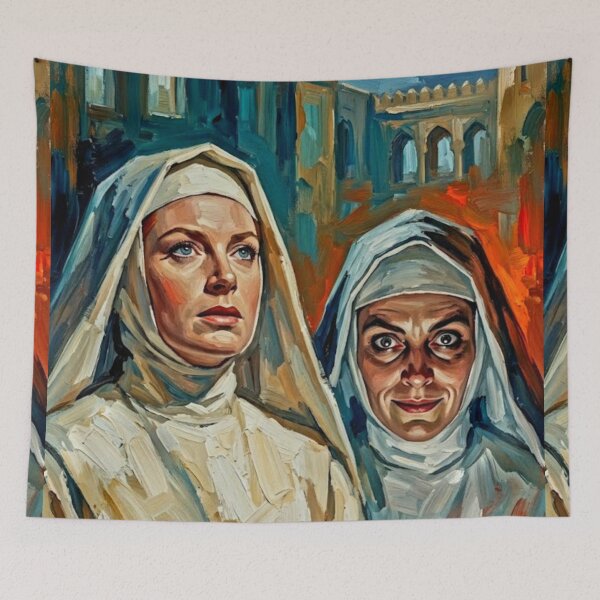 Item preview, Black Narcissus Psychological Drama Fine Art Tribute designed and sold by Art's Diner.