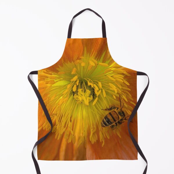 Item preview, A Bee in the Sunburst Flower designed and sold by Twisted Light Images.