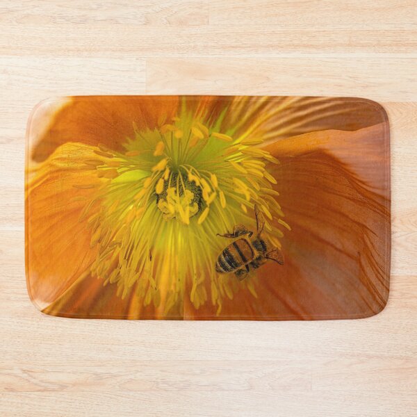 Item preview, A Bee in the Sunburst Flower designed and sold by Twisted Light Images.