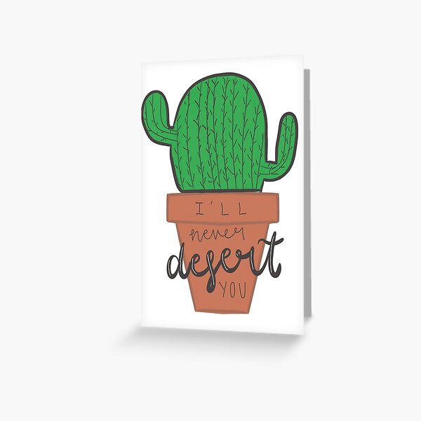 Funny Lookin Sharp Cactus Card for Every Day Keeping in Touch with Friends 
