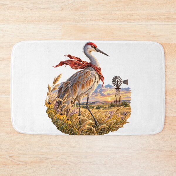 Item preview, Nebraska Sandhill Crane With Sass designed and sold by Whimspired By Paxx.