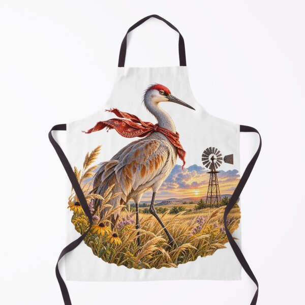 Item preview, Nebraska Sandhill Crane With Sass designed and sold by Whimspired By Paxx.