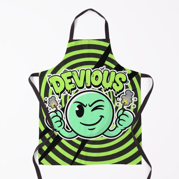 Item preview, Devious Emoji Mischievous Character Cartoon Square Edition designed and sold by Taridesign.