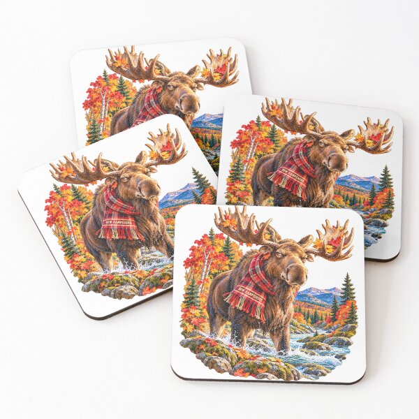 Item preview, New Hampshire Moose With Sass designed and sold by Whimspired By Paxx.