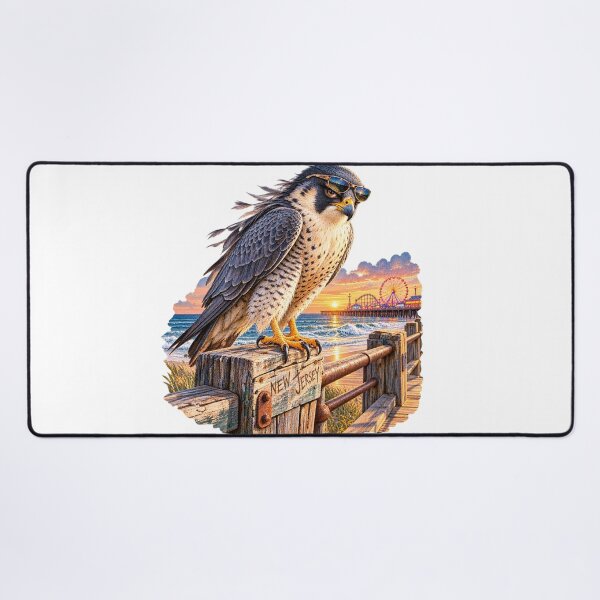 Item preview, New Jersey Peregrine Falcon With Sass designed and sold by Whimspired By Paxx.
