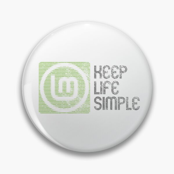 Item preview, Linux Mint - Keep Life Simple // White BG designed and sold by WR Design.