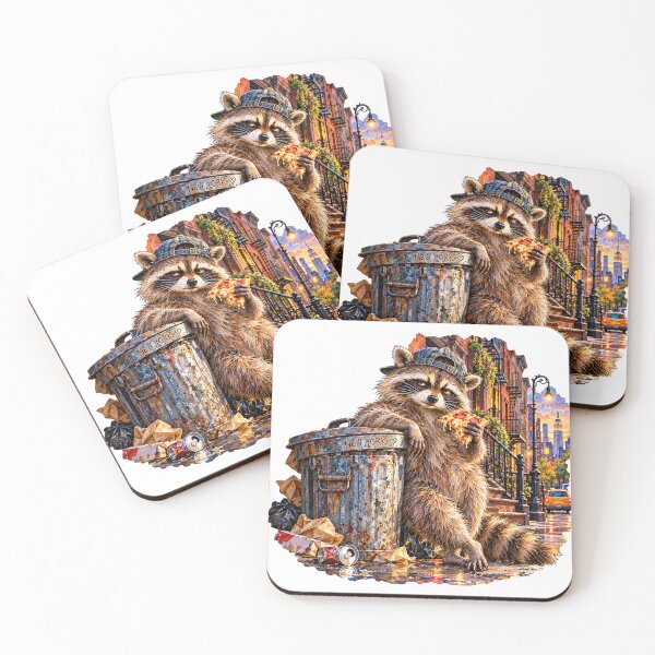 Item preview, New York Raccoon With Sass designed and sold by Whimspired By Paxx.