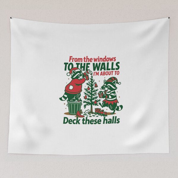 Item preview, From The Windows to the Walls I'm About to - Funny Christmas designed and sold by QuirkNestHalls.