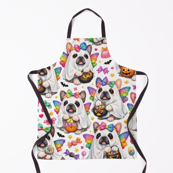 Item preview, Cute French Bulldogs in Halloween Costumes designed and sold by Wags & Tails.