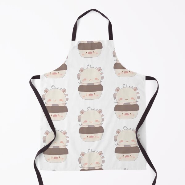 Item preview, Lindo ajolote chibi horneando un cupcake designed and sold by Chaa-Design.