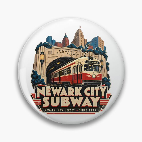 Artikelvorschau, U-Bahn von Newark, 1935 entworfen und verkauft von Past in Threads.