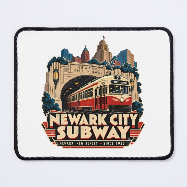 Item preview, Newark City Subway 1935 designed and sold by Past in Threads.