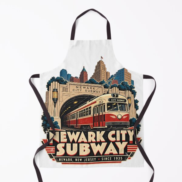 Item preview, Newark City Subway 1935 designed and sold by Past in Threads.