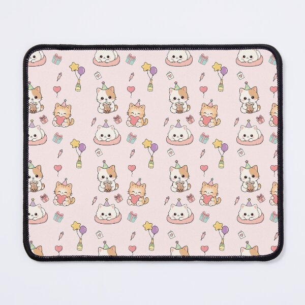 Item preview, Cute Cats Party Seamless Background designed and sold by prapapon.